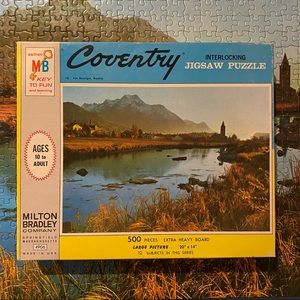 Vintage Puzzle, “Coventry,” Milton Bradley Toy Company, 500 pieces